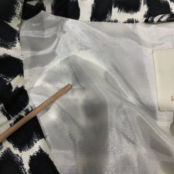 Kate Spade Silk Beverly Blazer Jacket Sz 12 - Picture 6 of 8